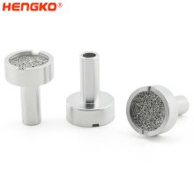 Hengko-Unterstützung Customed 50-60 um Sintered Edelstahl Filter 316L Pulver poröser Metallfilter Element Atmungsfreie Scheibe